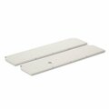 Mayline Co Safco, KWIK-FILE MAILFLOW-TO-GO SHELF FOR 60in WIDE TABLE, 56W X 25.5D, PEBBLE GRAY SLF60PG